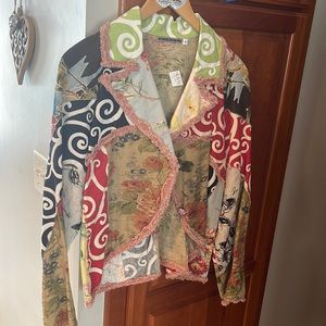 Super unique blazer size large- gently used!